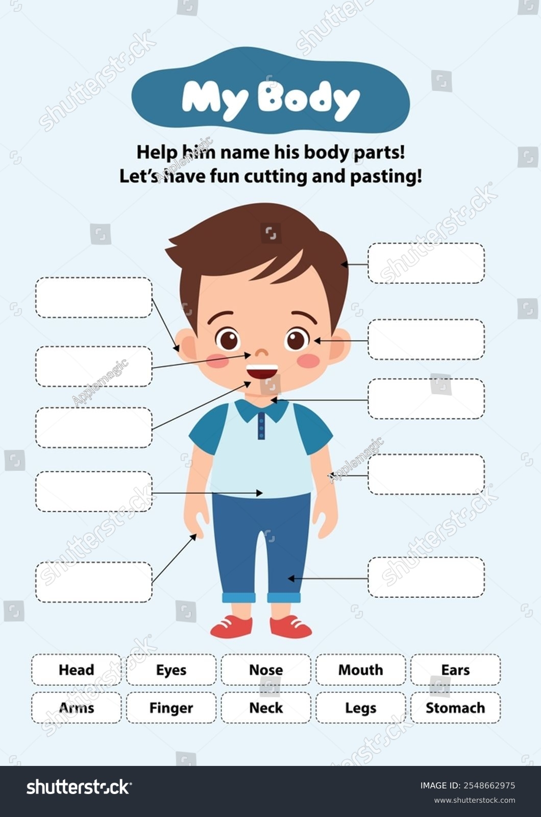 1 Thousand Body Parts Worksheet Royalty Free Images Stock Photos Pictures Shutterstock Personal Hygiene ESL Worksheet By Radhikabhasin