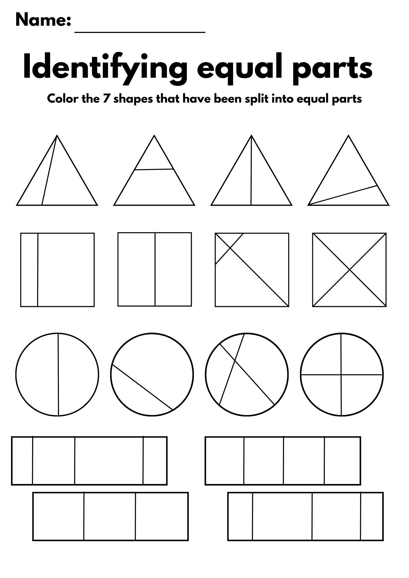10 Fraction Worksheets For Kids Halves Thirds Quarters Printable Shapes Fraction Pie Charts Kindergarten To 2nd Grade PDF Etsy 10 Fraction Worksheets For Kids Halves Thirds Quarters Printable Shapes Fraction Pie Charts Kindergarten To 2nd Grade PDF Etsy