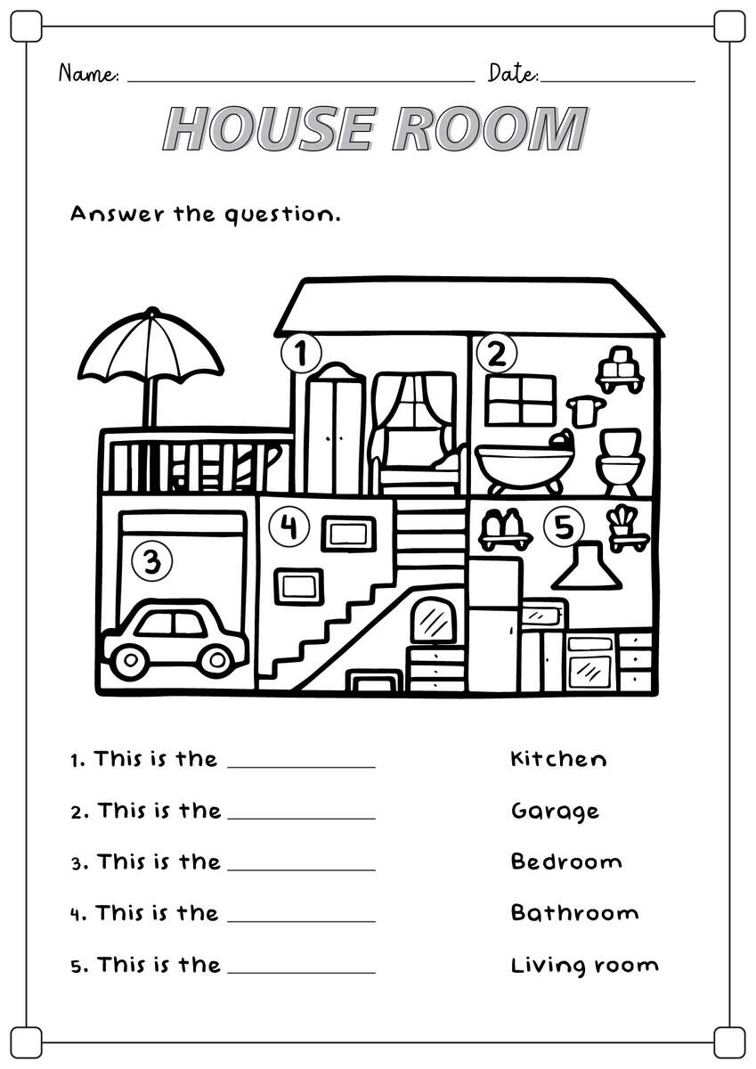 16 Kindergarten Worksheet My Room Free PDF At Worksheeto 16 Kindergarten Worksheet My Room Free PDF At Worksheeto