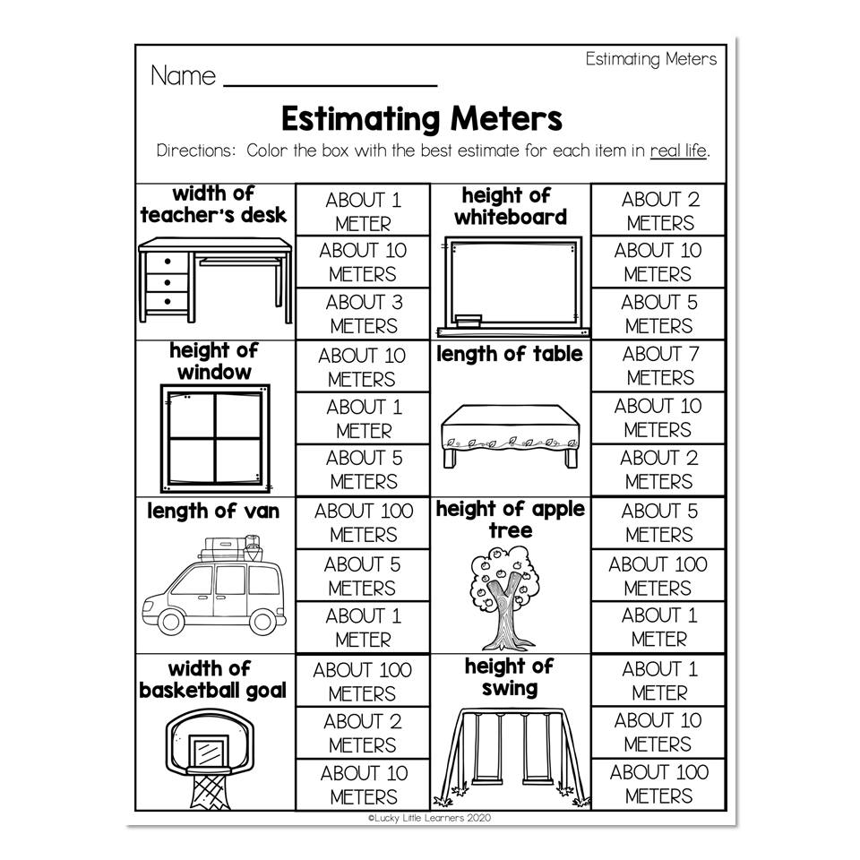2nd Grade Math Worksheets Measurement Estimating Meters Worksheets Library Measure In Meter And Centimeter Interactive Worksheet Live Worksheets Library