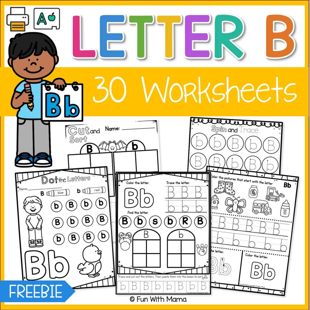 30 Free Letter B Worksheets FUN Sink Or Float Experiment Worksheet FREE PRINTABLE