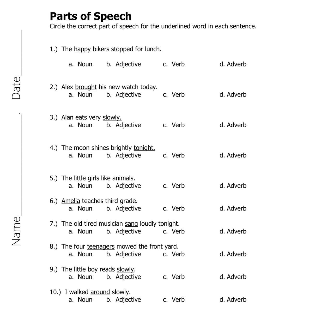 4th Grade Grammar 5th Grade Parts Of Speech English Grammar Worksheets Quizzes With Answer Key Homeschool Language Arts Etsy 4th Grade Grammar 5th Grade Parts Of Speech English Grammar Worksheets Quizzes With Answer Key Homeschool Language Arts Etsy
