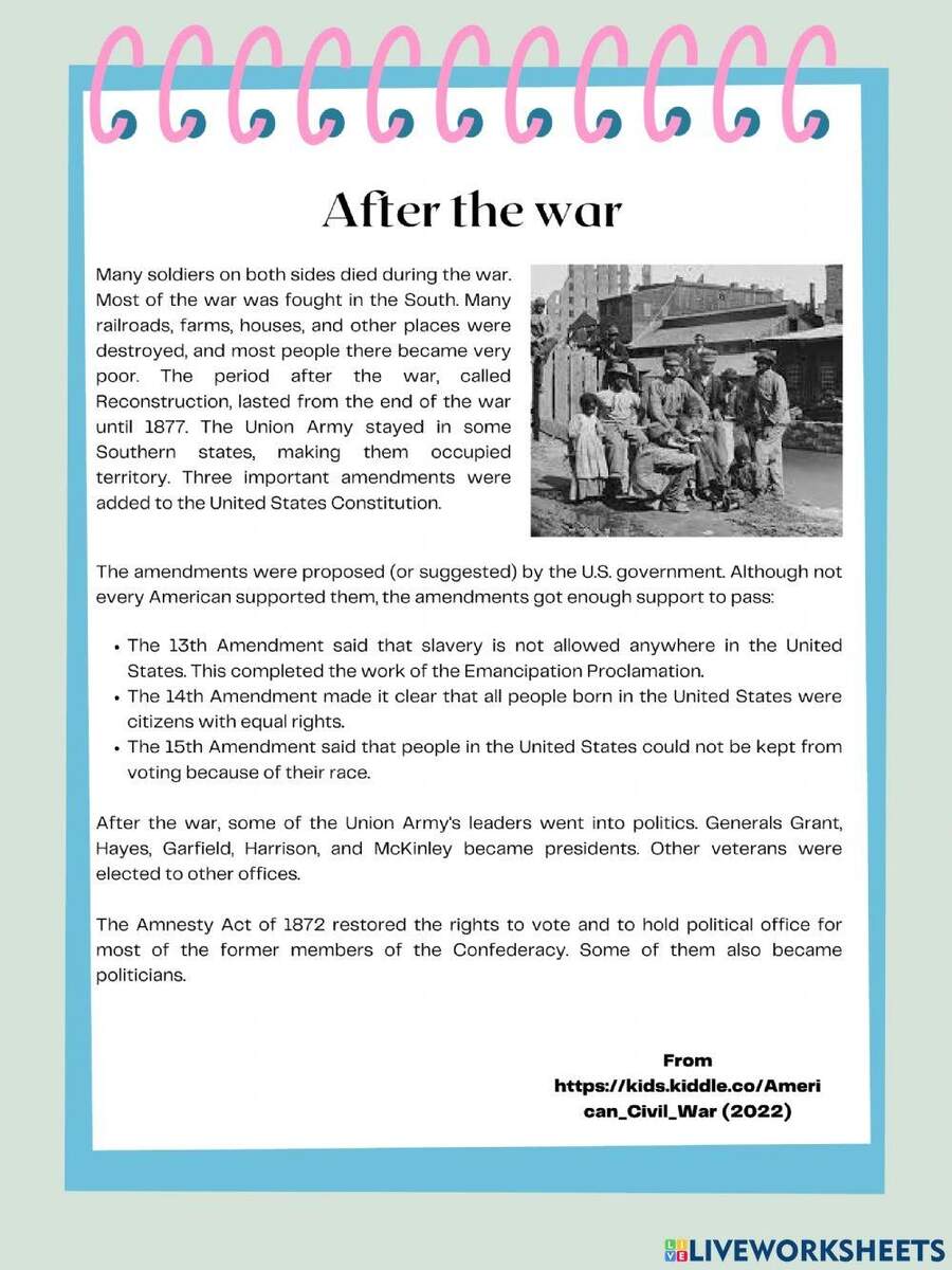 6 Reading Reconstruction Worksheet Worksheets Library