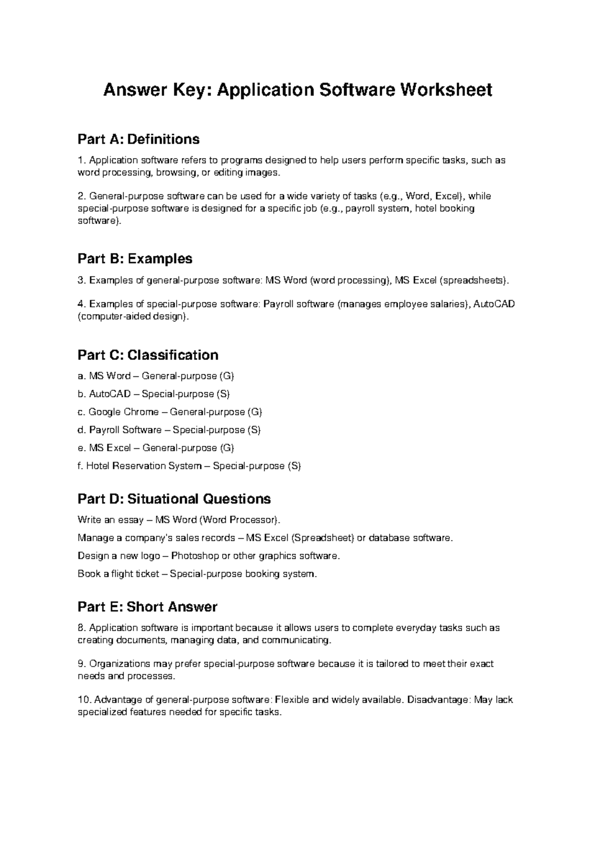 Application Software Worksheet Answer Key Definitions Examples Studocu Application Software Worksheet Answer Key Definitions Examples Studocu