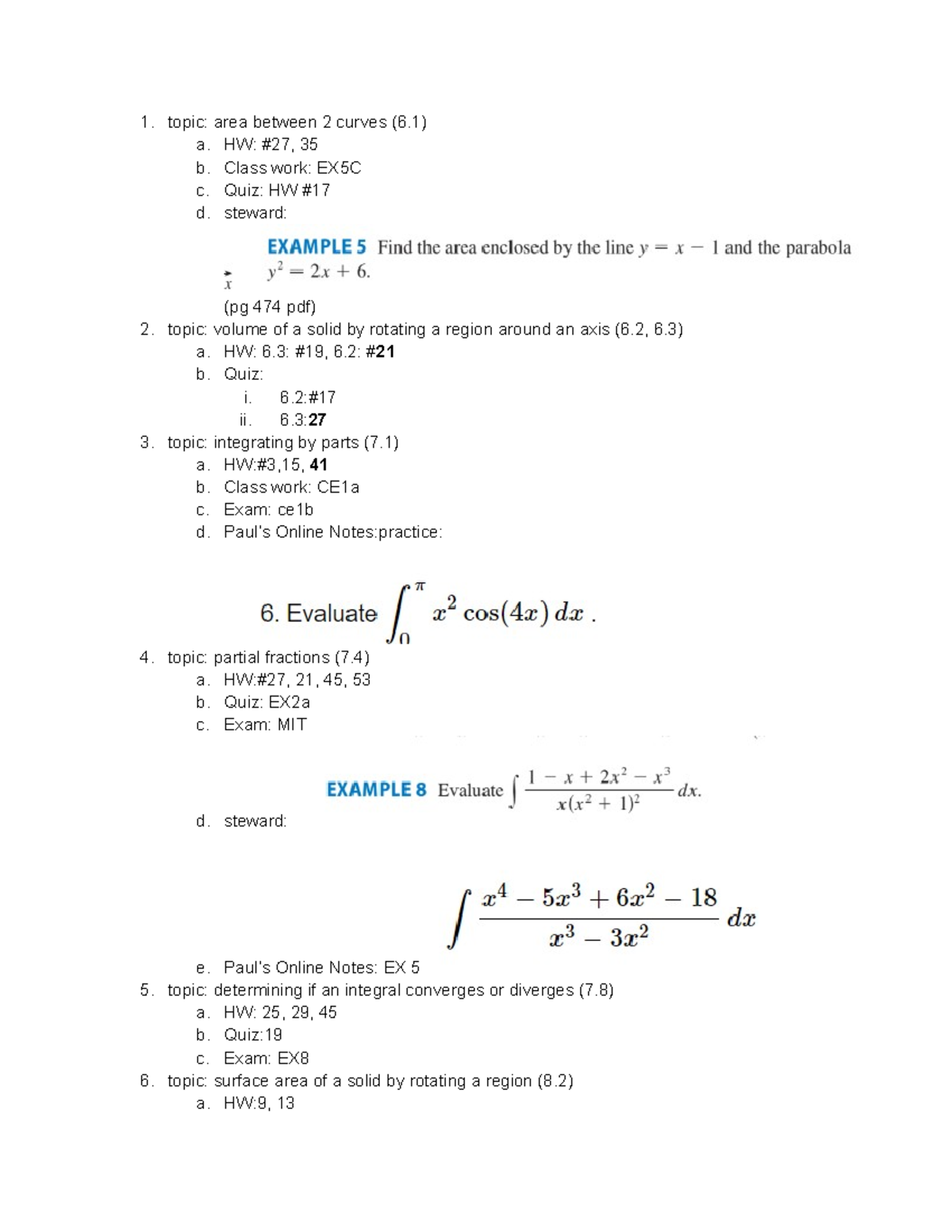 Calc II Final Exam Study Guide Key Topics Formulas Review Studocu Calc II Final Exam Study Guide Key Topics Formulas Review Studocu