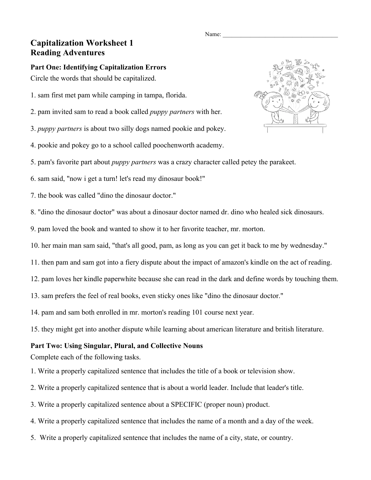 Back To School Worksheets For Kids ABCmouse