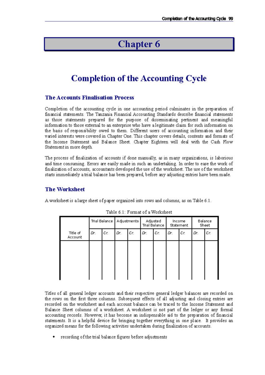 Chapter 6 Completion Of The Accounting Cycle In Financial Accounting Studocu Chapter 6 Completion Of The Accounting Cycle In Financial Accounting Studocu