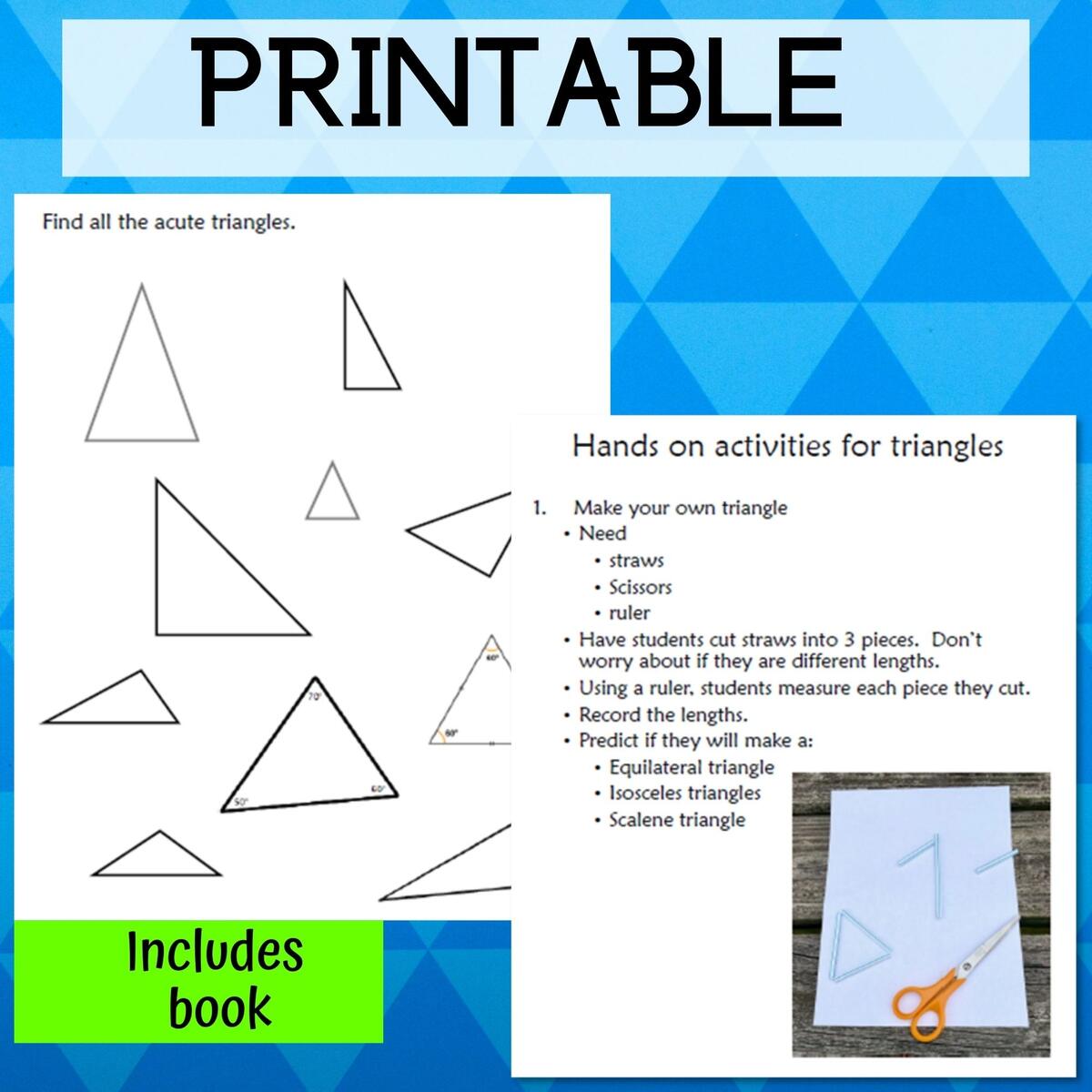 Classifying Triangles Geometry For Special Education PRINT And DIGITAL Special Needs For Special Kids Classifying Triangles Geometry For Special Education PRINT And DIGITAL Special Needs For Special Kids