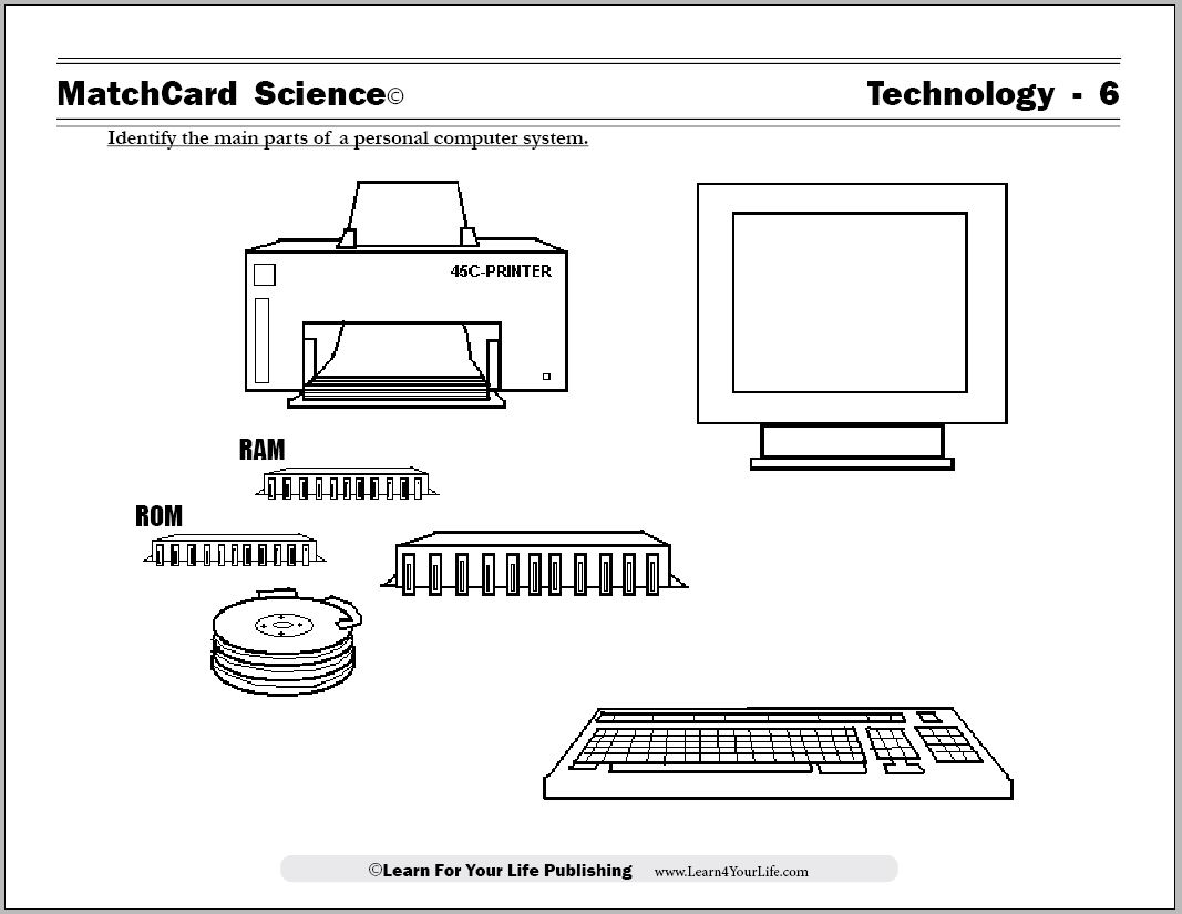 Computer Worksheet Computer Worksheet