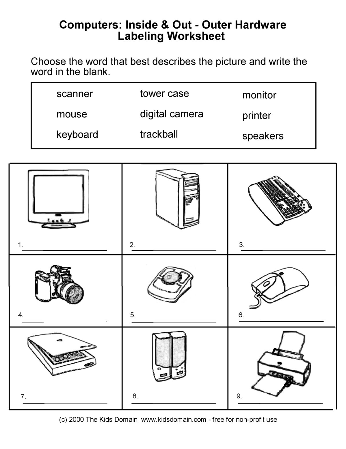 Computer Worksheet For Grade 1 1st Grade Worksheets 2nd Grade Worksheets Computer Basics Computer Worksheet For Grade 1 1st Grade Worksheets 2nd Grade Worksheets Computer Basics