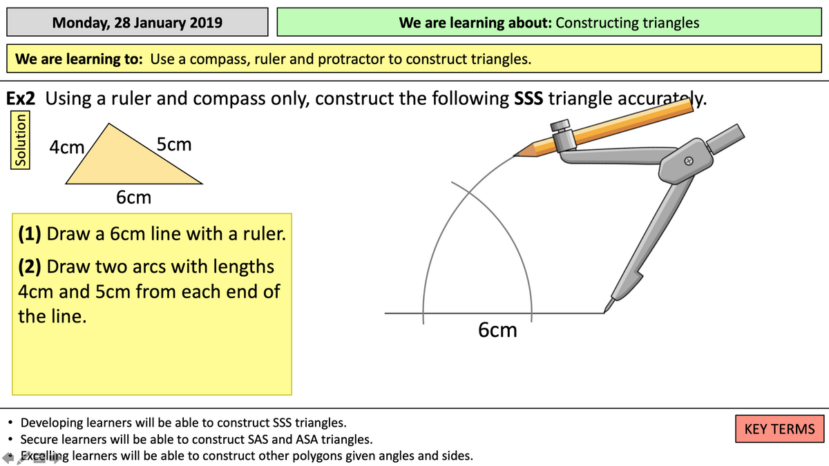 Constructing Triangles Teaching Resources