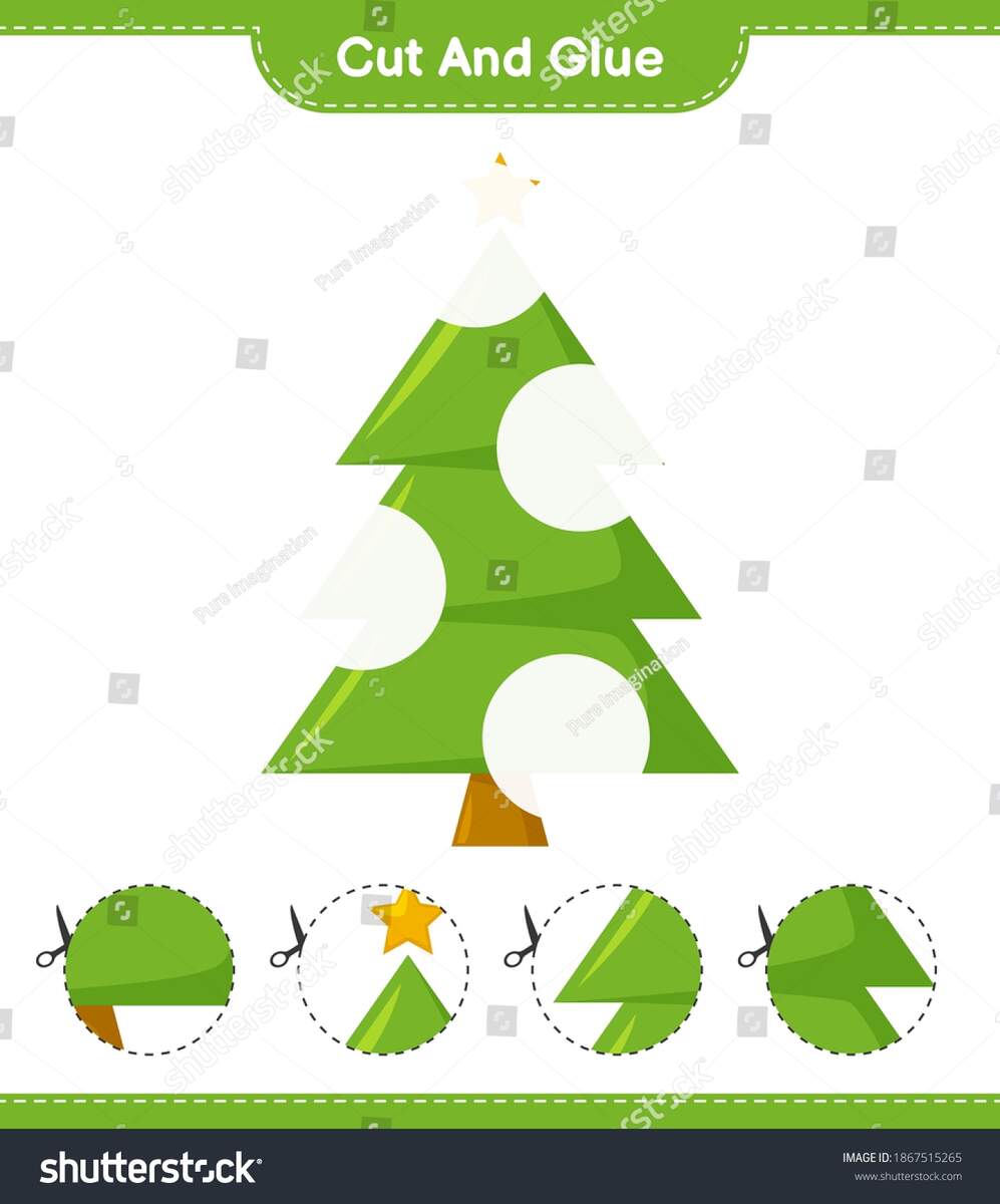 Cut Glue Cut Parts Christmas Tree Stock Vector Royalty Free 1867515265 Shutterstock Cut Glue Cut Parts Christmas Tree Stock Vector Royalty Free 1867515265 Shutterstock