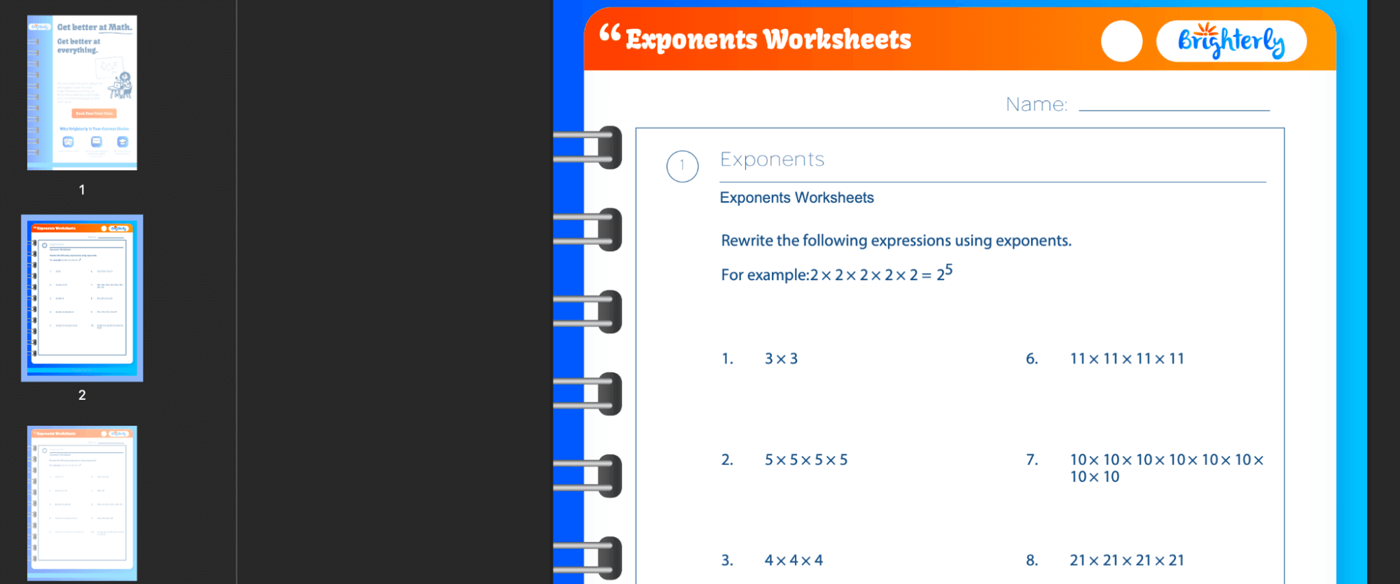 Exponents Worksheets Free Printable Exponents Worksheets Free Printable
