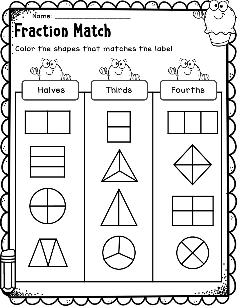 First Grade Fractions Worksheets First Grade Partitioning Worksheets Made By Teachers First Grade Fractions Worksheets First Grade Partitioning Worksheets Made By Teachers