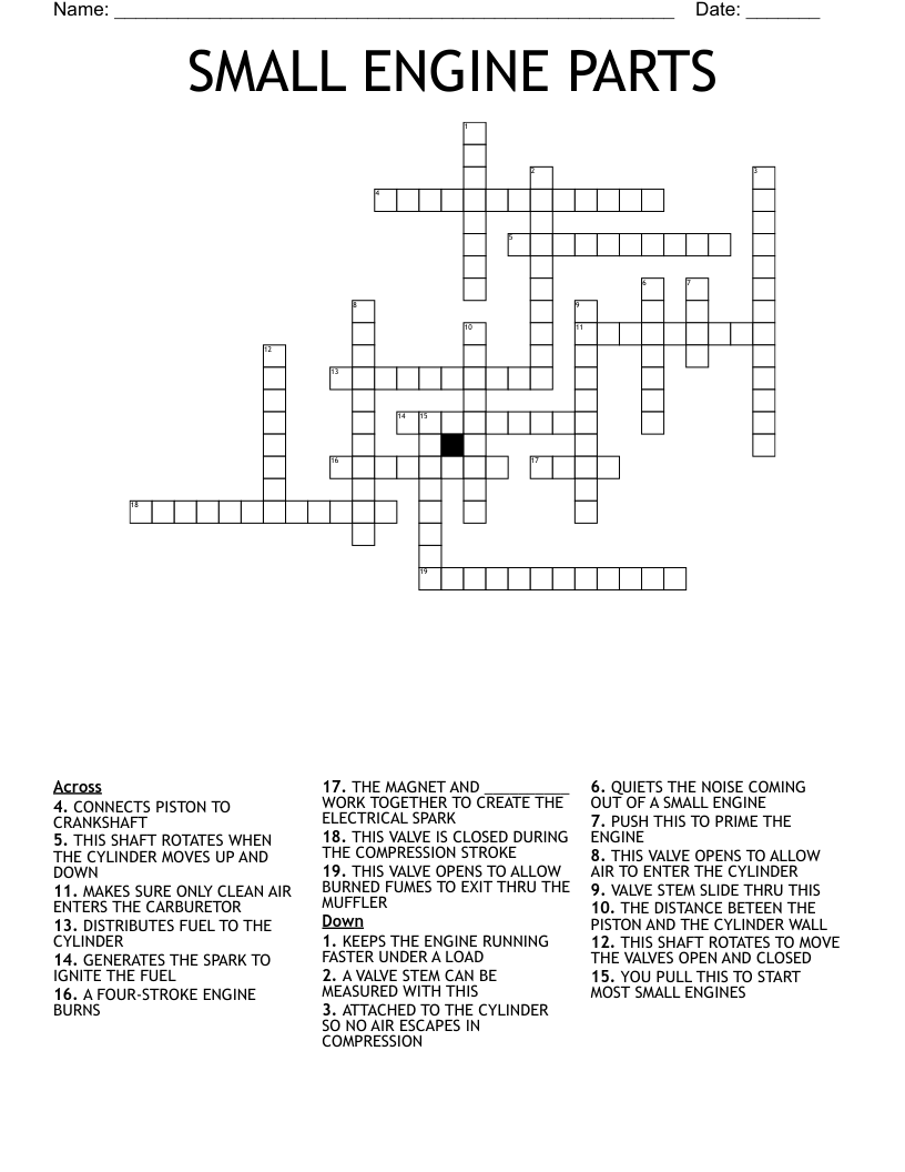Four Stroke Engine Worksheet WordMint Worksheets Library