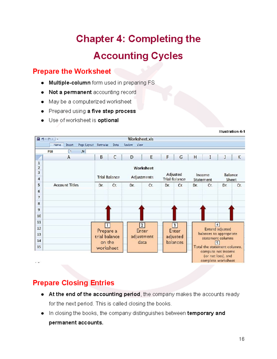 FOW15 Session 2 Chapter 4 Completing The Accounting Cycle Notes Studocu FOW15 Session 2 Chapter 4 Completing The Accounting Cycle Notes Studocu