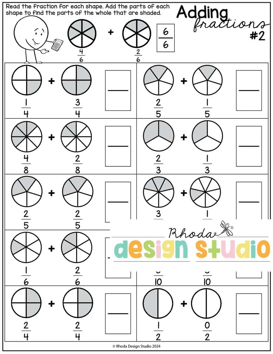 Fractions Worksheets And Activities Partitioning Shapes Worksheet Download