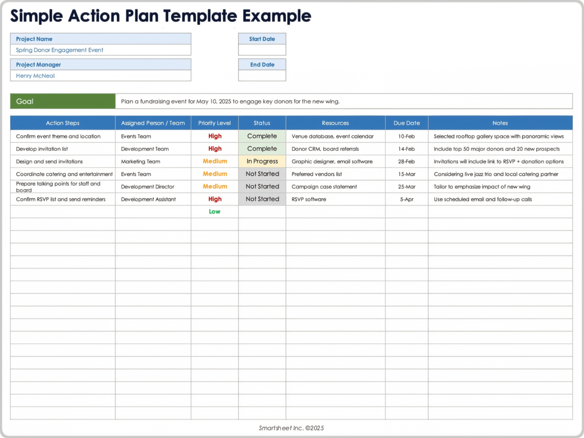 Free Action Plan Templates How To Write Examples Action Plan How To Guide Templates Examples Canva