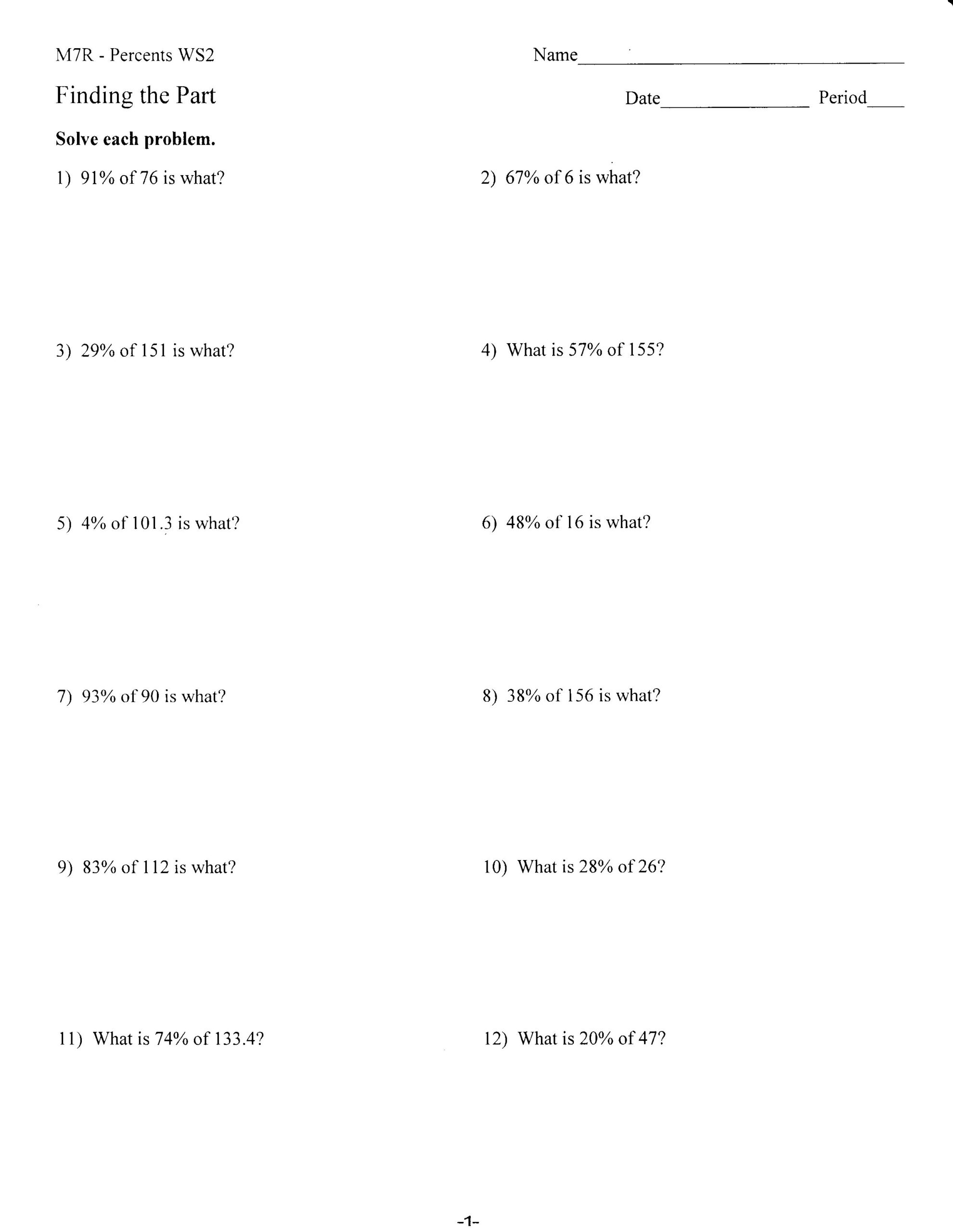 Free Finding The Whole Given A Part And A Percent Worksheet Download Free Finding The Whole Given A Part And A Percent Worksheet Png Images Free Worksheets On Clipart Library Free Finding The Whole Given A Part And A Percent Worksheet Download Free Finding The Whole Given A Part And A Percent Worksheet Png Images Free Worksheets On Clipart Library