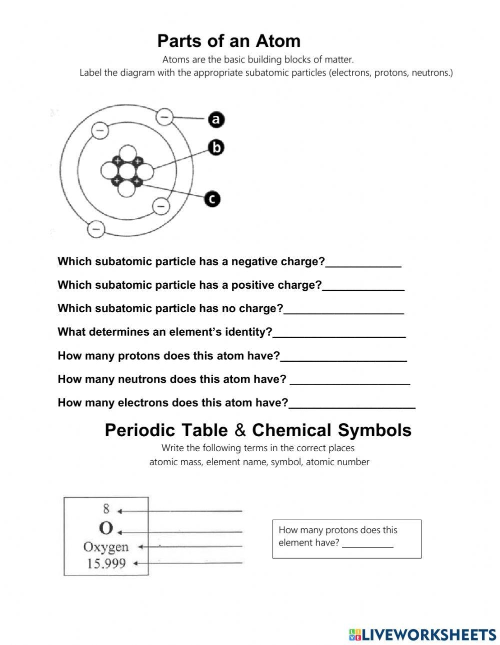 Free Parts Of An Atom Worksheet Download Free Parts Of An Atom Worksheet Png Images Free Worksheets On Clipart Library