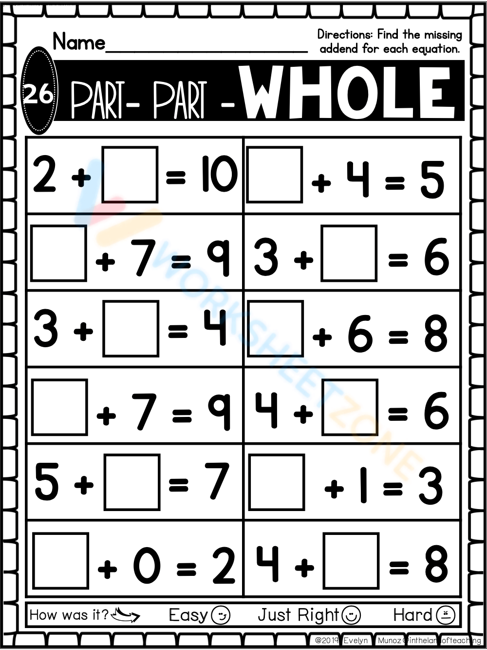 First Grade Part Part Whole Free Coloring Pages PDF Printables And Worksheets Lesson Tutor