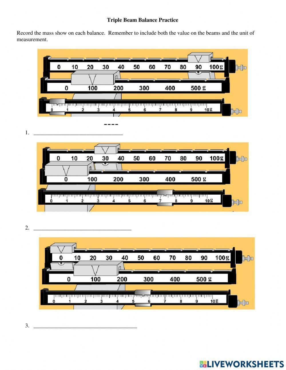 Free Triple Beam Balance Worksheet Download Free Triple Beam Balance Worksheet Png Images Free Worksheets On Clipart Library