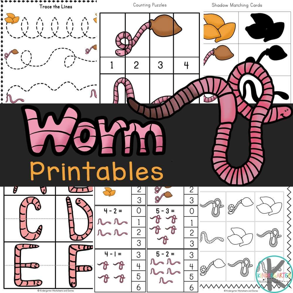 Free Worm Worksheet Printables Free Worm Worksheet Printables