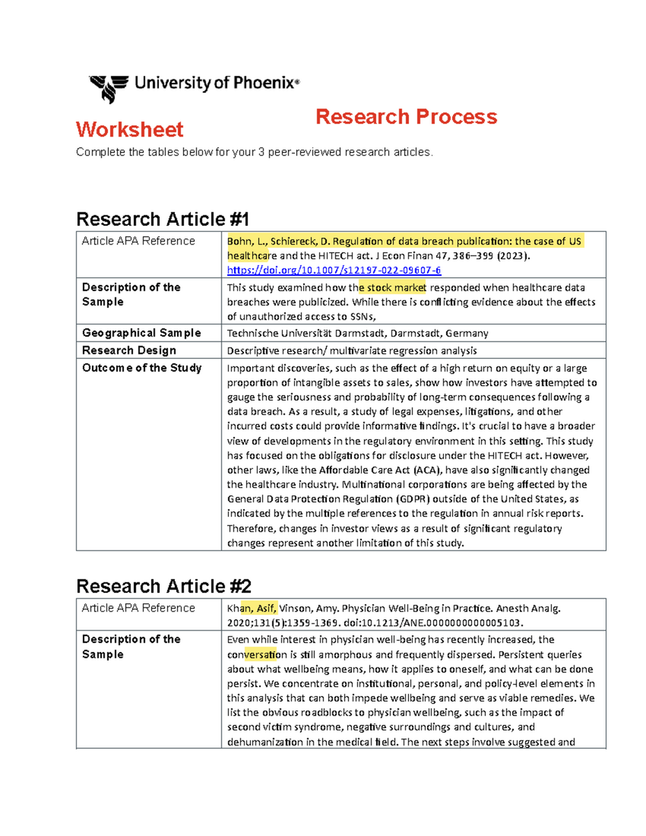 HCS305 V10 Week 4 Career Options Worksheet Health Care Positions Studocu