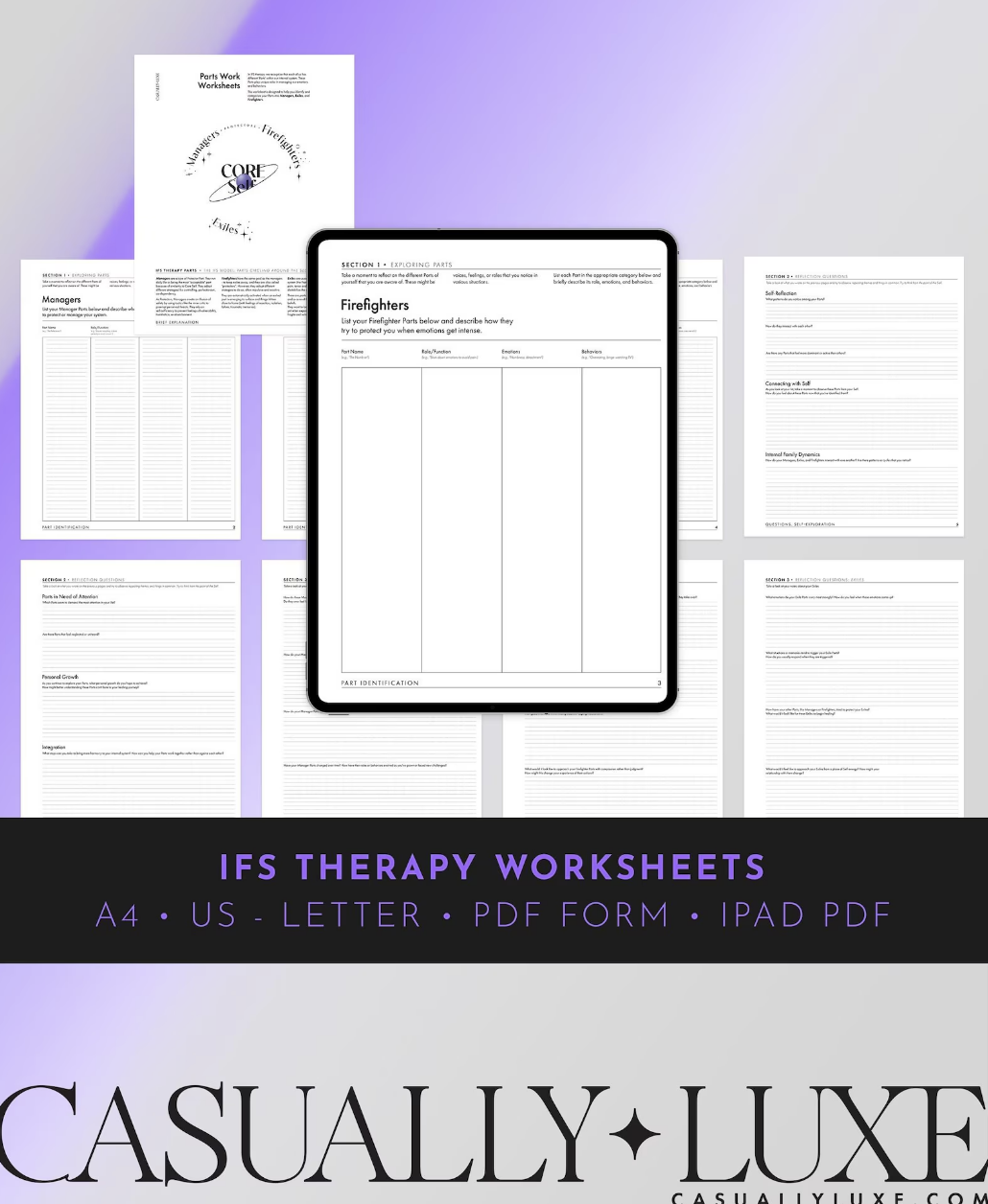 IFS Therapy How To Talk With Parts Journaling Exercise Example
