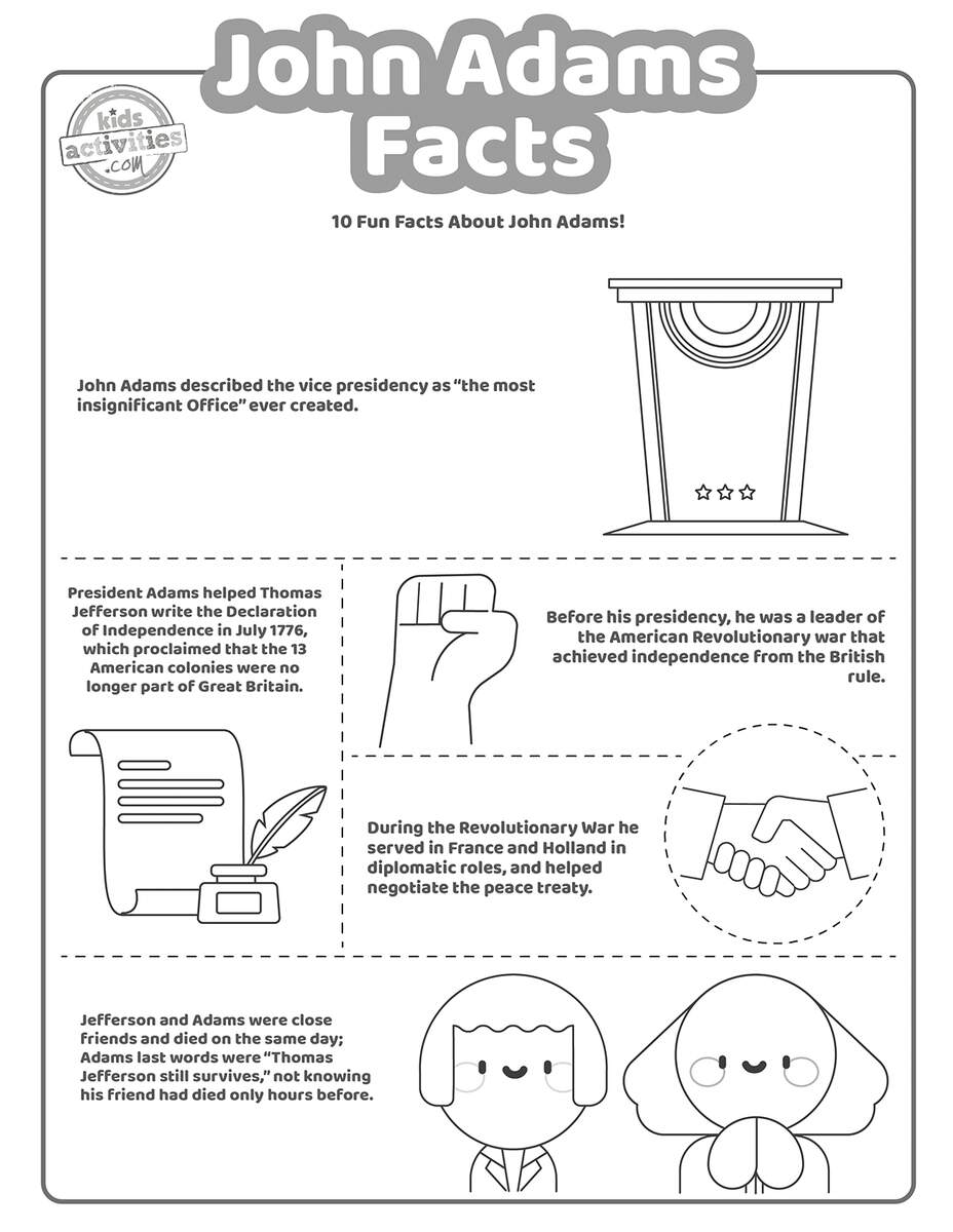 John Adams Facts For Kids That Love History Kids Activities Blog John Adams Facts For Kids That Love History Kids Activities Blog