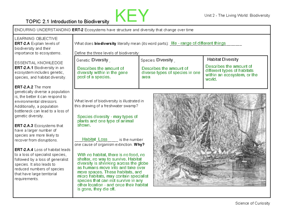 KEY AP Environmental Science Unit 2 Biodiversity Ecosystems And Changes Studocu KEY AP Environmental Science Unit 2 Biodiversity Ecosystems And Changes Studocu