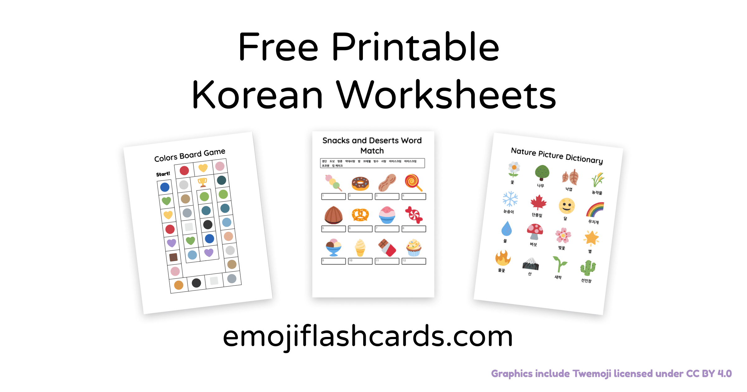 Korean Worksheets For Beginners And Kids Free PDFs