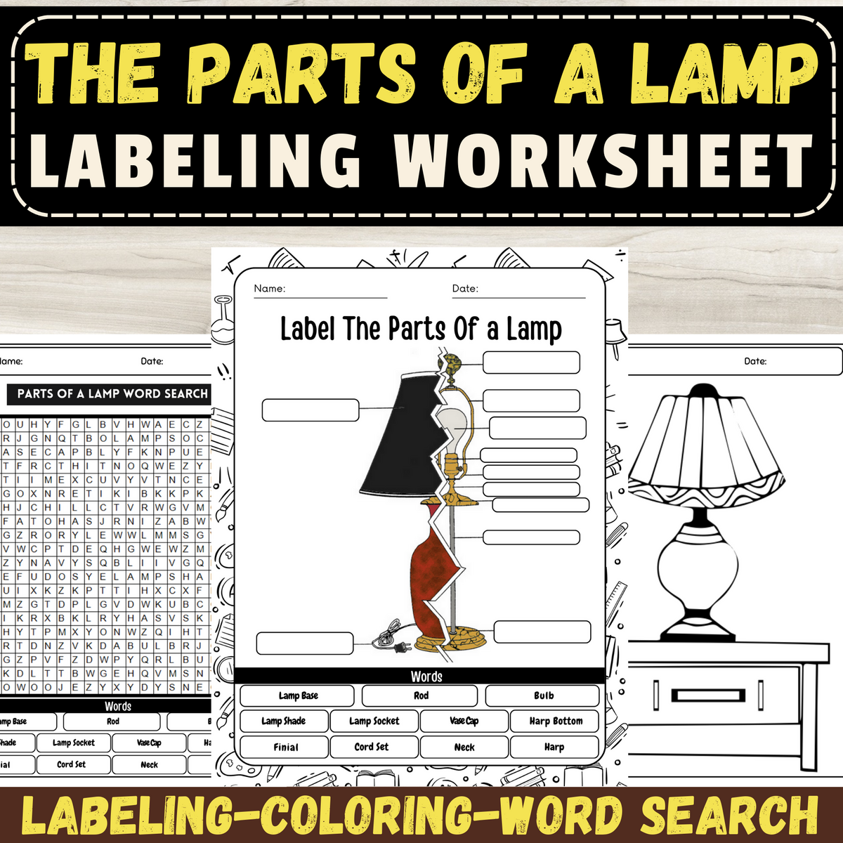 Lamp Anatomy Labeling Worksheets Shed Light On Lamp Parts Made By Teachers Lamp Anatomy Labeling Worksheets Shed Light On Lamp Parts Made By Teachers