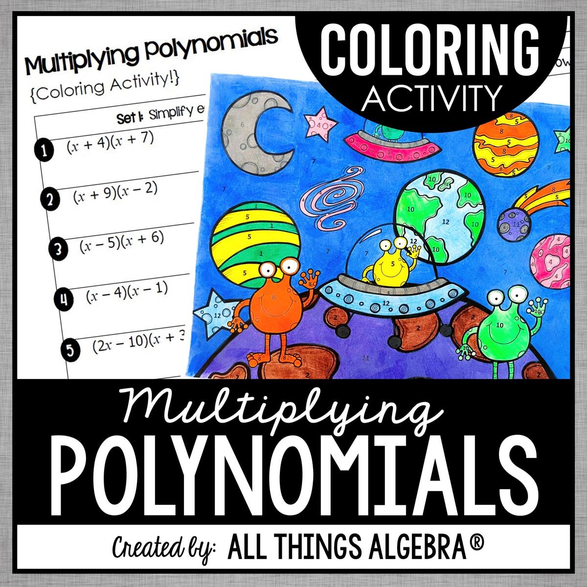 Algebra 1 Multiplying Special Case Polynomialss Find The Product Made By Teachers