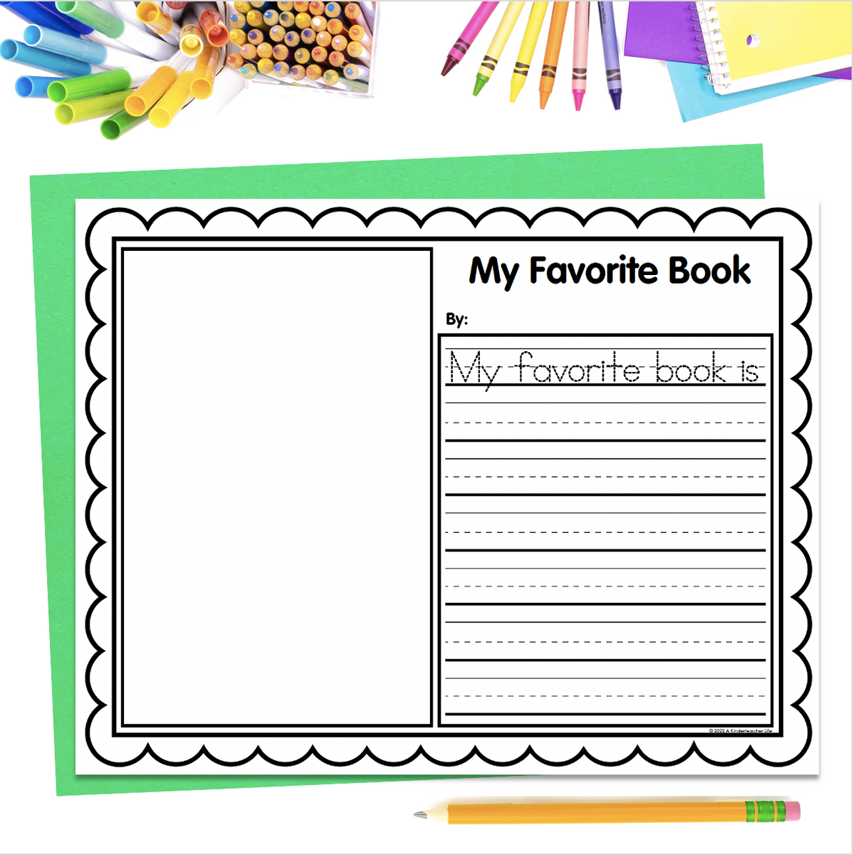My Favorite Book Opinion Writing Freebie A Kinderteacher Life My Favorite Book Opinion Writing Freebie A Kinderteacher Life