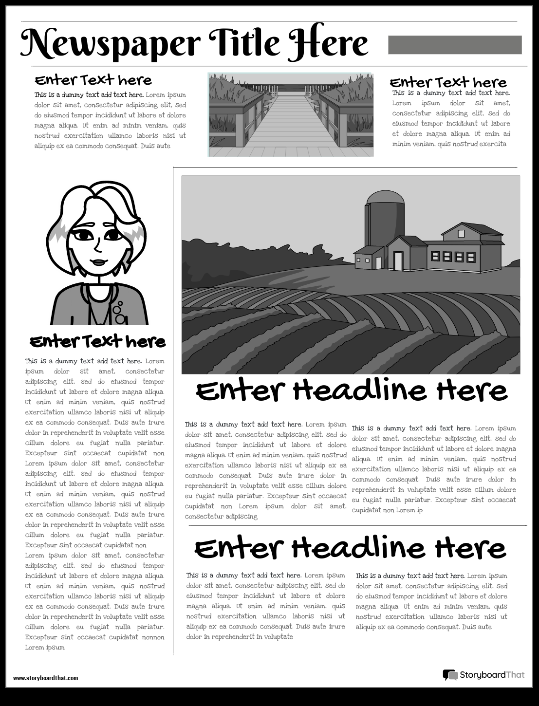 Newspaper Project Templates Create With Storyboard That Newspaper Project Templates Create With Storyboard That