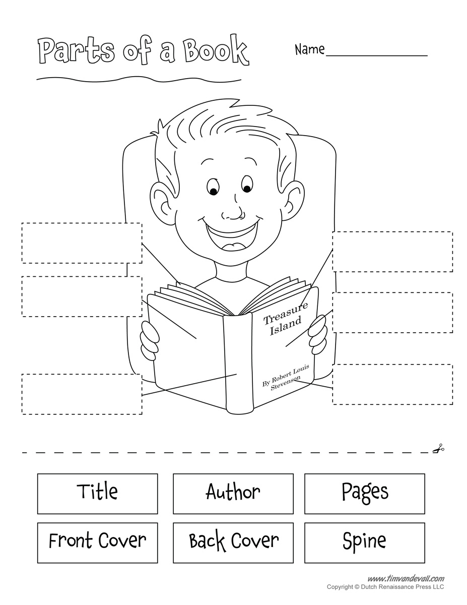 Parts Of A Book Worksheet Tim S Printables Parts Of A Book Poster Worksheet Free Printables