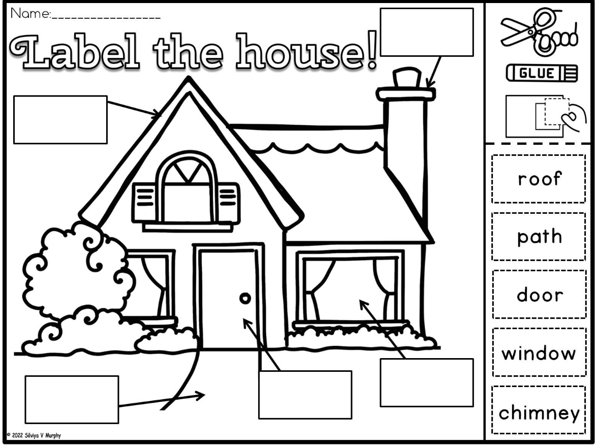 PARTS OF A HOUSE SORTING BY CATERGORIES Made By Teachers PARTS OF A HOUSE SORTING BY CATERGORIES Made By Teachers