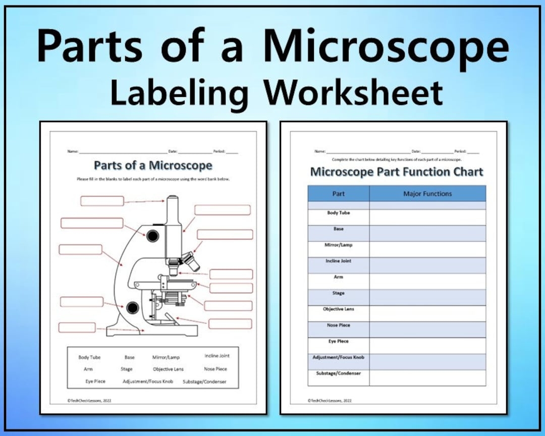 Parts Of A Microscope Labeling Functions Worksheet Science Editable DIGITAL DOWNLOAD Etsy Parts Of A Microscope Labeling Functions Worksheet Science Editable DIGITAL DOWNLOAD Etsy