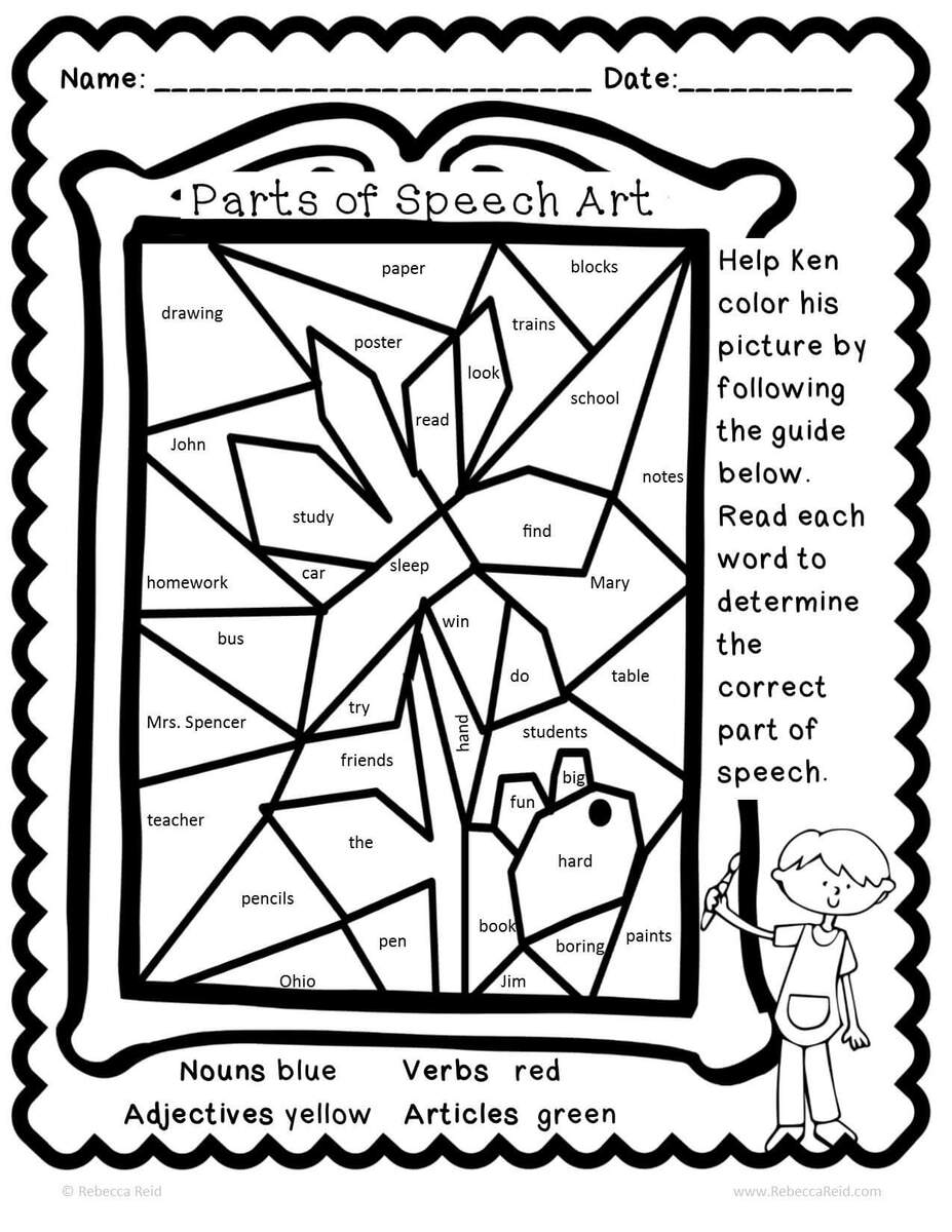 Parts Of Speech Freebie Line Upon Line Learning Worksheets Library Parts Of Speech Freebie Line Upon Line Learning Worksheets Library