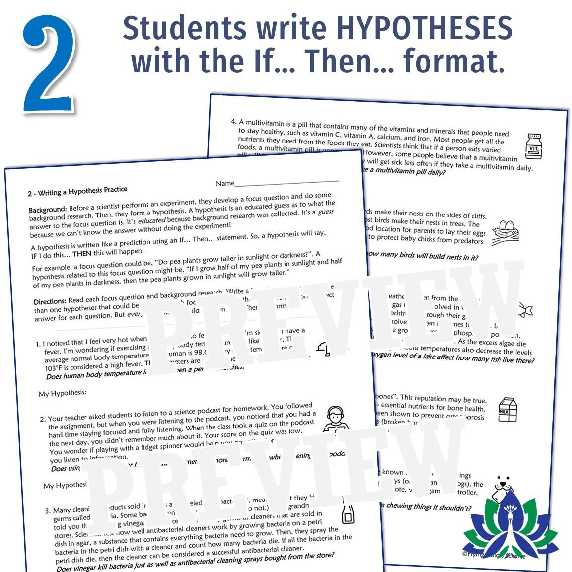 Parts Of The Scientific Method Worksheets Flying Colors Science Parts Of The Scientific Method Worksheets Flying Colors Science