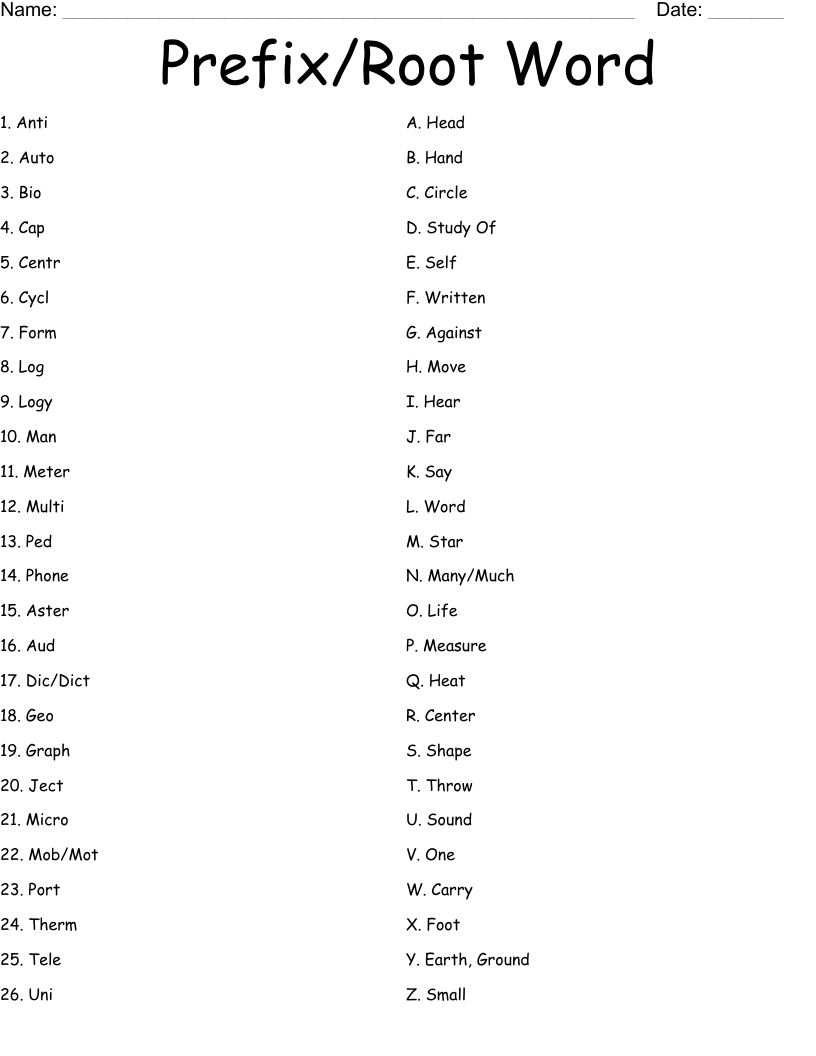 Greek And Latin Roots Study Units For Prefixes And Suffixes Rockin Resources