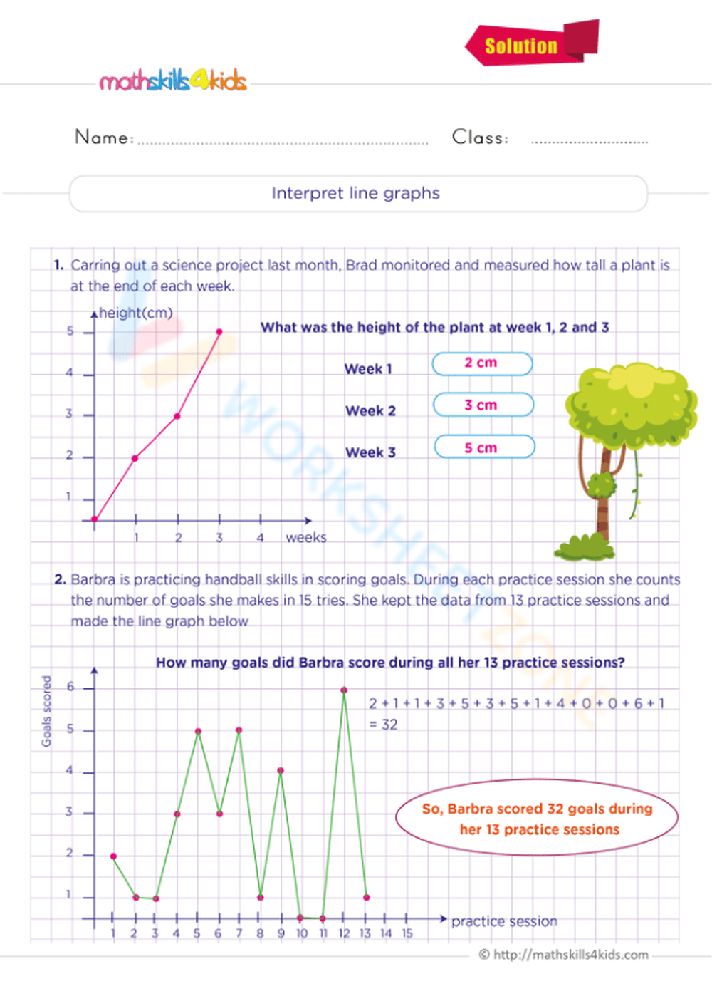 Printable Grade 5 Data And Graphing Worksheets