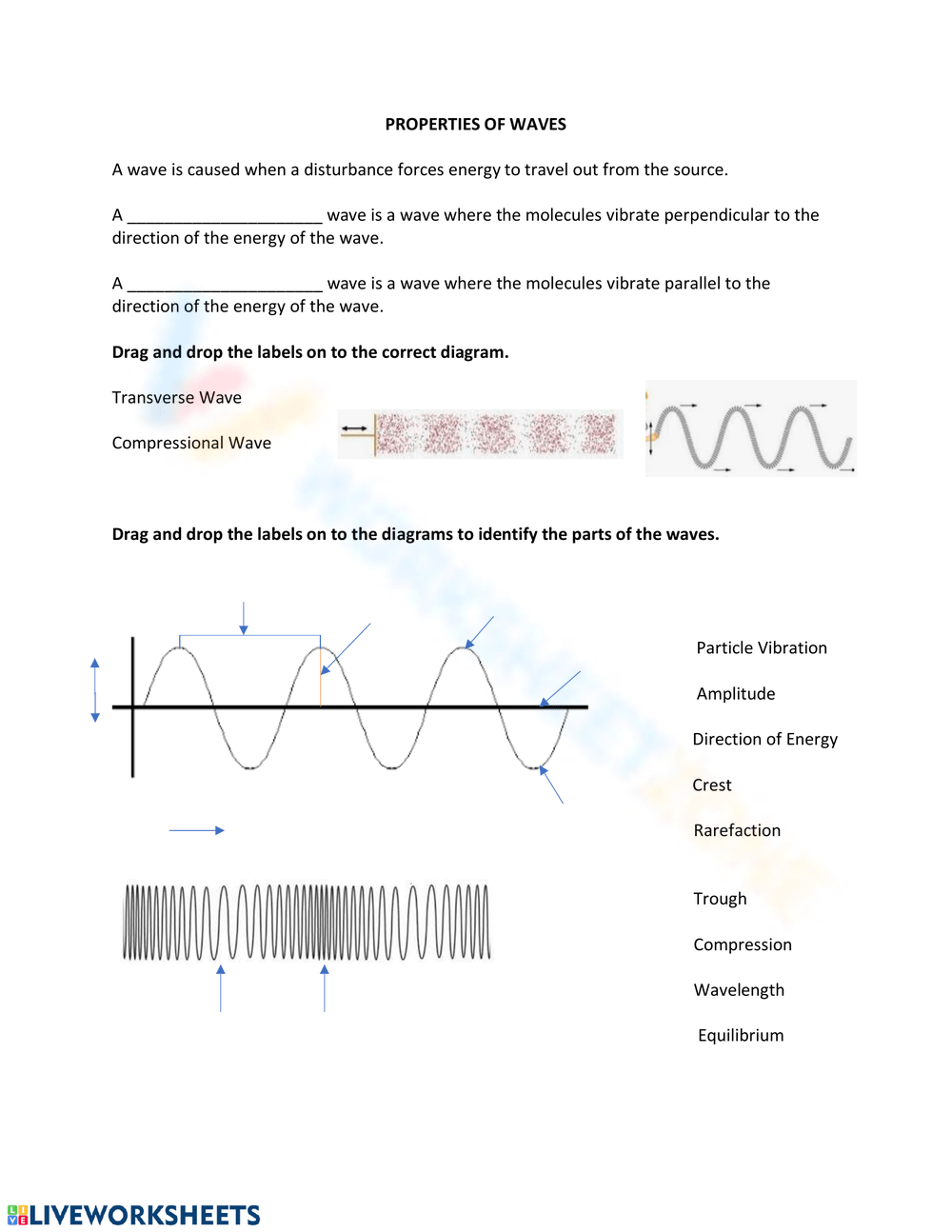 Printable Waves Worksheets Download