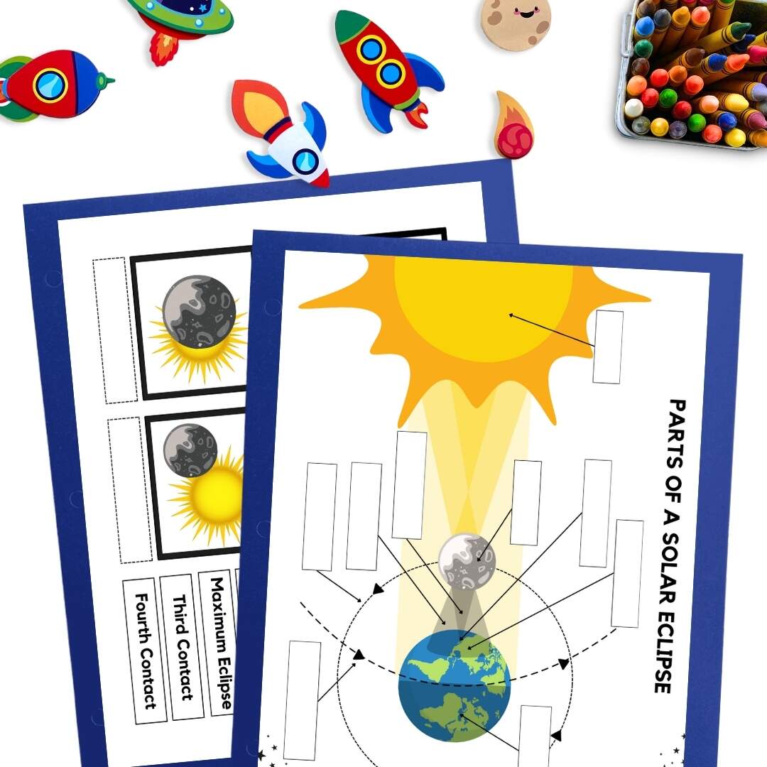Solar Eclipse Activity Pack For Kids