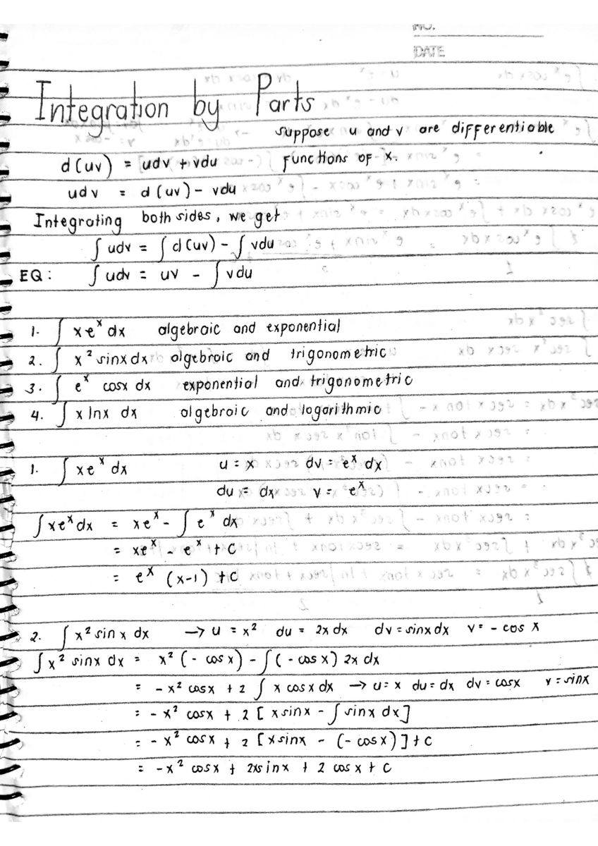 SOLUTION Integral Calculus Integration By Parts And By Rational Worksheets Library SOLUTION Integral Calculus Integration By Parts And By Rational Worksheets Library
