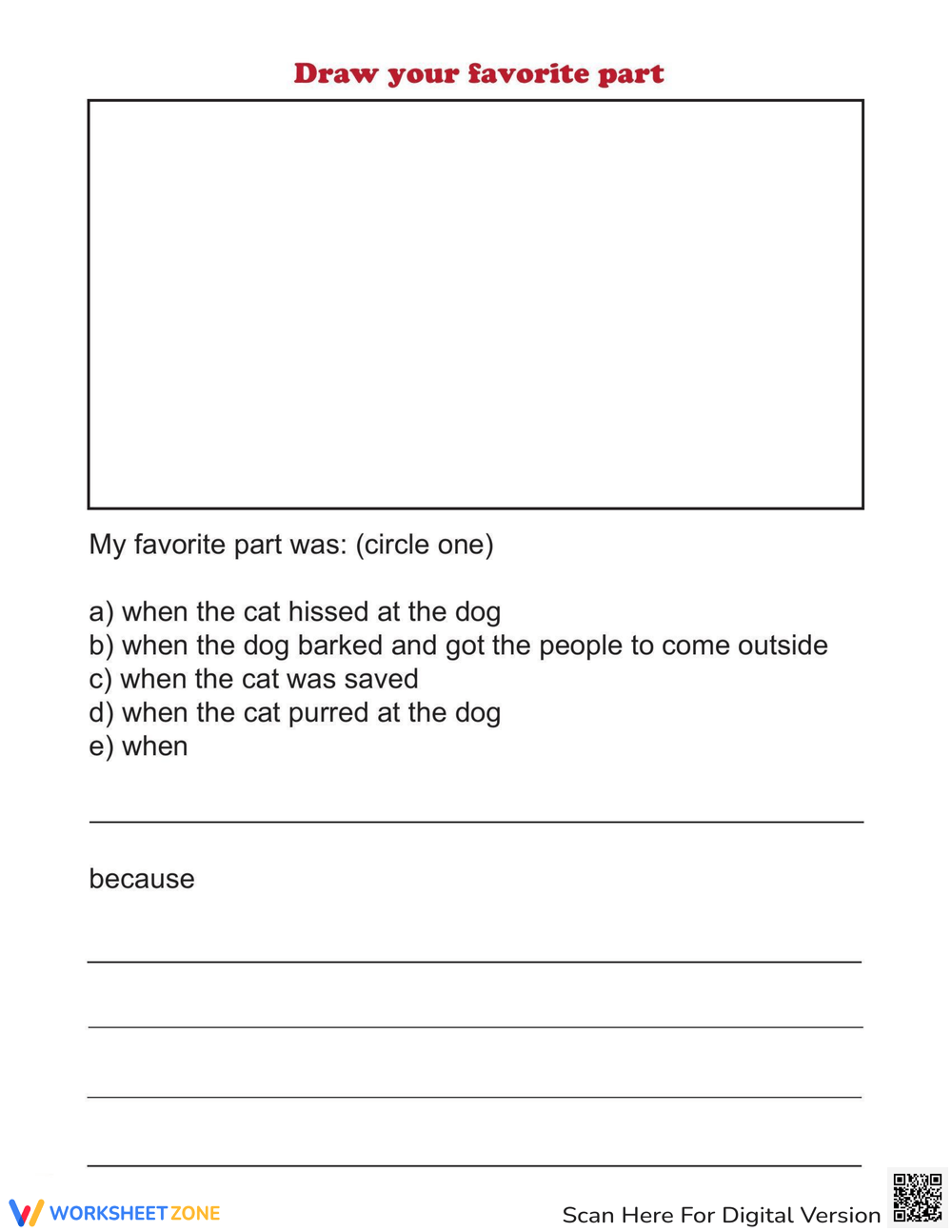 Story Reflection Critical Thinking Worksheet Story Reflection Critical Thinking Worksheet