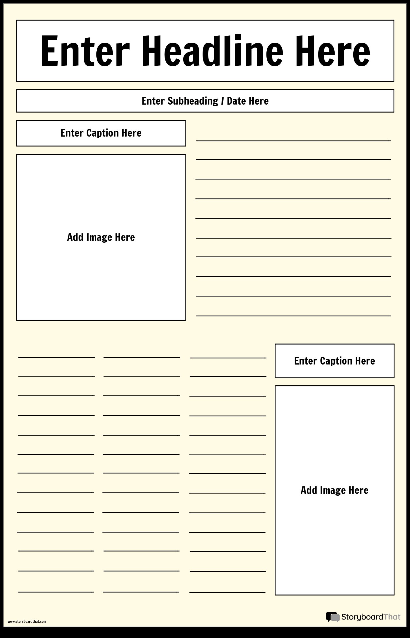 Storyboard That Free Newspaper Poster Templates For 2025 Storyboard That Free Newspaper Poster Templates For 2025