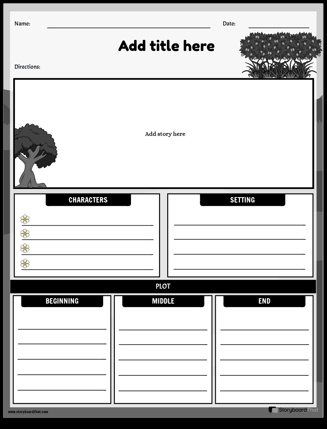 Storyboard That Story Elements Worksheet Creator Story Element Worksheet Enhance Your Narrative Skills