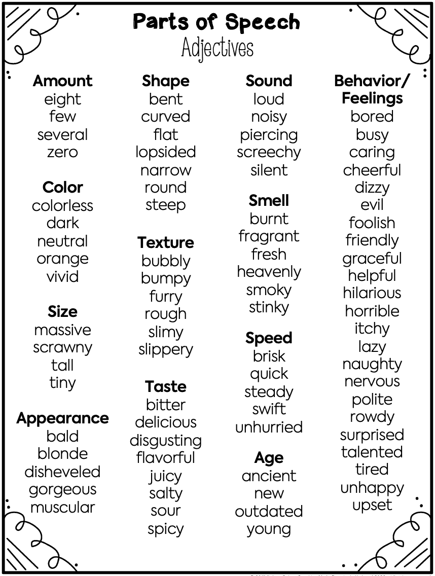 Teaching Parts Of Speech 6 Activity Ideas Teaching Made Practical FREE Christmas Worksheets